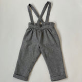 Jacadi Grey Wool Mix Trousers With Straps: 3 Years