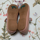 Manuela de Juan Pink Patent Mary-Jane Shoes: Size 26