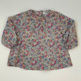 Cyrillus Liberty Print Blouse With Frill Collar: 9 Months