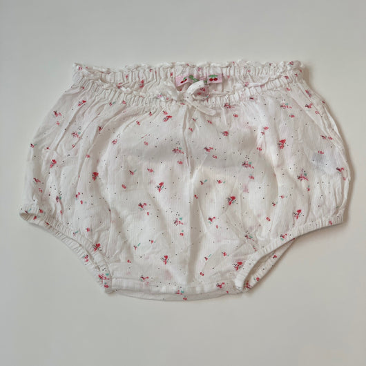 Bonpoint Blurred Rose Print Bloomers: 12 Months