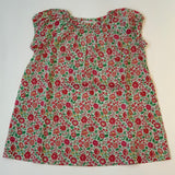 Bonpoint Raspberry Toned Liberty Print Cotton Dress: 2 Years