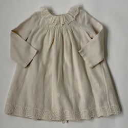 Bonpoint Winter White Dress With Tulle: 4 Years