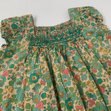 Bonpoint Green Betsy Liberty Print Dress: 2 Years