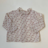 Bonpoint Floral Print Blouse With Collar: 2 Years