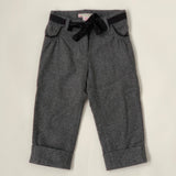 Bonpoint Grey Wool/ Cashmere Mix Trousers: 4 Years