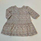 Bonpoint Wool/ Cotton Mix Leaf Print Dress:  6 Years