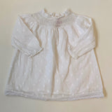 Bonpoint Cream Polka Dot Dress With Lace Trim: 12 Months (Brand New)