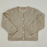 Bonpoint Cream And Gold Polka Dot Wool Cardigan: 18 Months (Brand New)