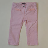 Jacadi Pale Pink Jeans With Bows: 18 Months