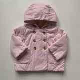Bonpoint Light Pink Cord Jacket With Cherry Print Lining: 18 Months