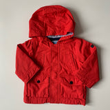 Jacadi Red Waterproof Raincoat Second Hand Used Preloved Preowned