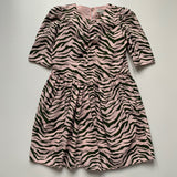 Stella McCartney Pink And Green Zebra Print Cotton Dress: 10 Years
