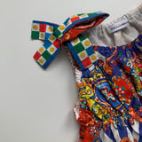 Dolce & Gabbana Baby Carnival Print Romper: 9 12 Months secondhand used