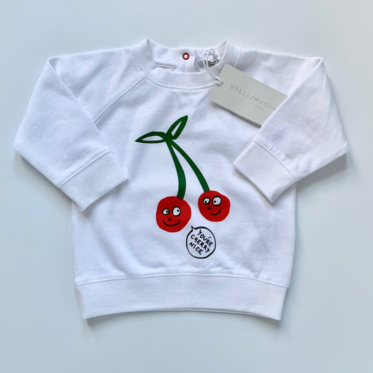 Stella McCartney Cherry Print Sweater: 3 Months (Brand New)
