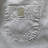 Bonpoint White Cotton Trousers: 12 Months