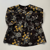 Bonpoint Black And Yellow Floral Print Dress: 12 Months (Brand New)