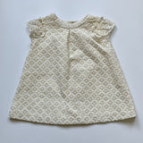 Bonpoint White And Gold Broderie Anglaise Dress: 12 Months (Brand New)