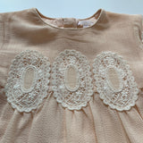 Chloé Blush Pink Dress With Embroidery: 12 Months