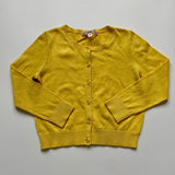 Bonpoint Yellow Cotton Cardigan: 4 Years