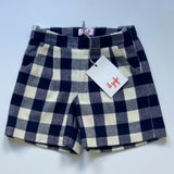 Il Gufo Blue And White Check Shorts: 2 Years (Brand New)
