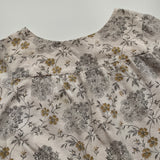 Bonpoint Cream And Grey Floral Brushed Cotton Blouse: 8 Years