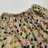 Bonpoint Olive Print Summer Skirt: 4 Years