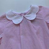 Jacadi Pink Blouse With Scallop Collar: 2 Years