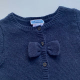 Jacadi Navy Wool Mix Cardigan: 24 Months