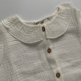 Nanos Cream Cheesecloth Blouse With Bloomers: 3 Years
