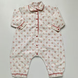 Bonpoint Rose Print All-In-One Pyjamas: 18 Months