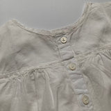 Bonpoint White Cotton Pyjamas With Lace Trim: 2 Years (Brand New)