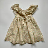 Olivier London Yellow Liberty Print Cotton Dress: 2-3 Years