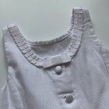 Ralph Lauren White Dress With Button Detail: 4 Years