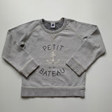 Petit Bateau Grey Sweatshirt: 5 Years