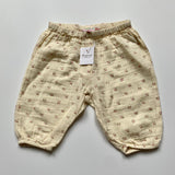 Bonpoint Floral Print Cotton Trousers: 6 Months (Brand New)