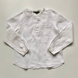 Bonpoint White Linen Shirt: 8 Years