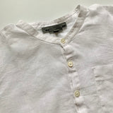 Bonpoint White Linen Shirt: 8 Years
