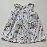 Marie-Chantal Floral Print Apron Dress With Matching Bloomers: 24 Months