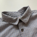 Bonpoint Check Cotton Shirt With Collar: 18 Months