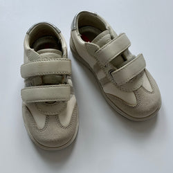 Prada White And Grey Sneakers: Size EU 23
