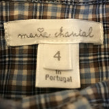 Marie-Chantal Cotton Check Shirt: 4 Years