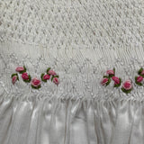 Annafie White And Pink Smocked Dress: 5 Years (Brand New)