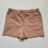 Bonpoint Dusty Pink Linen Shorts: 12 Years
