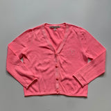 Bonpoint Neon Pink Cotton Cardigan: 4 Years