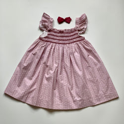 Amaia Lilac Dress With Smocking: 8 Years