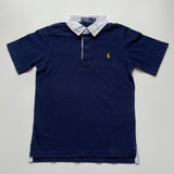 Ralph Lauren Navy Jersey Polo Shirt: 6 Years
