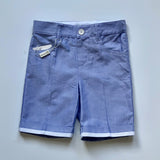 Baby Graziella Blue Chambray Shorts: 12 Months (Brand New)