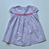 Jacadi Blue And Pink Check Dress: 12 Months
