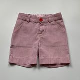 La Coqueta Pink And White Seersucker Shorts: 2 Years
