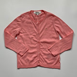Bonpoint Candy Pink Cotton Cardigan: 3 Years